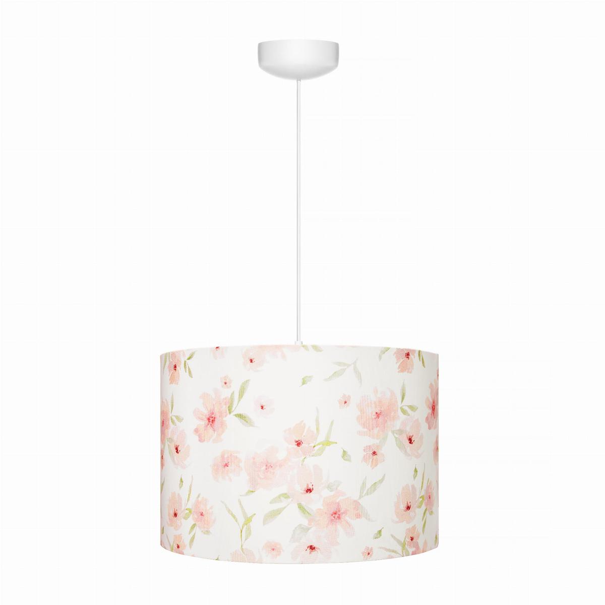 Lampa wisząca BLOSSOM 35x35x23 cm do pokoju w kwiaty drewno olejowane nr. 2