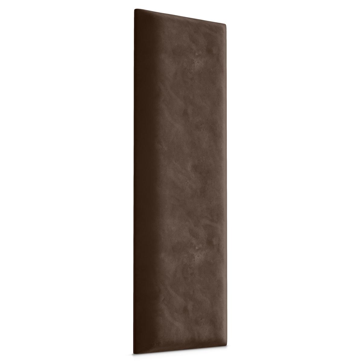 Panele tapicerowane  80x20 cm na ścianę prostokąt brązowy