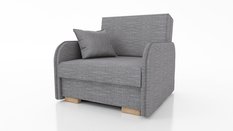 Sofa Gold 98x100x90 cm z funkcją spania do salonu rozkładana berlin szary - Miniaturka zdjęcia nr 1