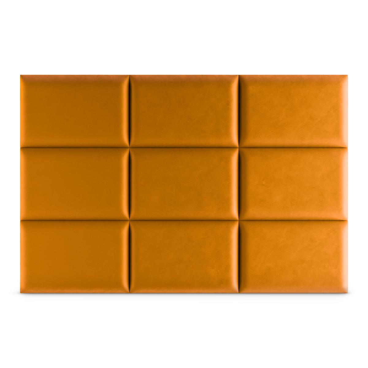 Panele tapicerowane 40x30 cm na ścianę magic velvet miodowy nr. 4