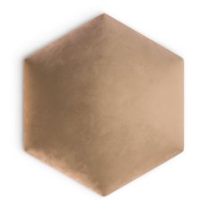 Panele tapicerowane 35x40 hexagon magic velvet beżowy  - Miniaturka zdjęcia nr 2
