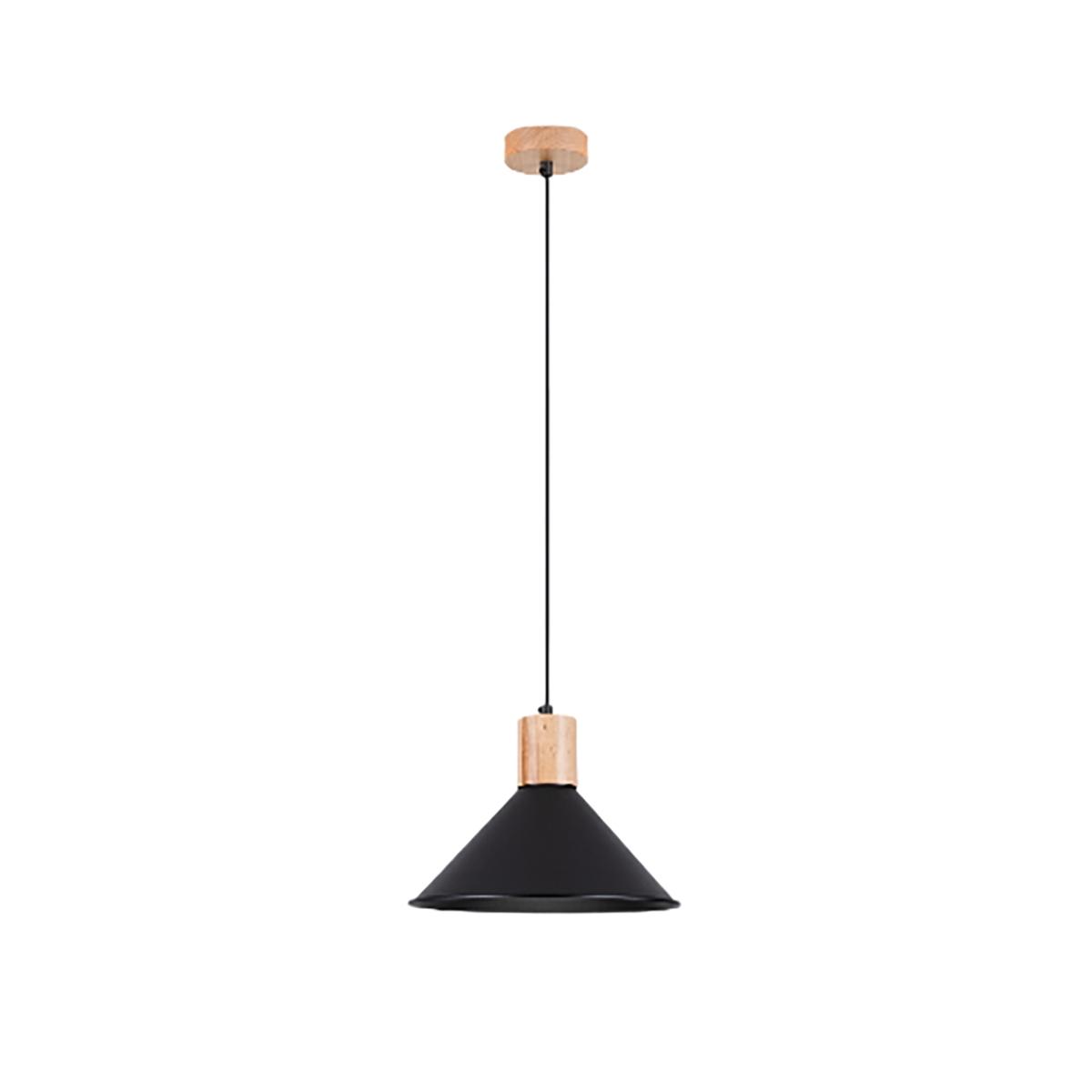 Lampa wisząca JAGA czarna 120x30x30cm nowoczesna E27 do salonu nr. 1