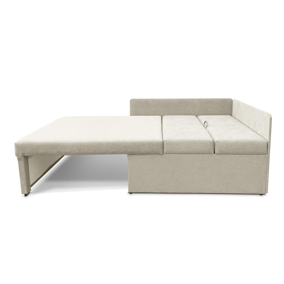Narożnik Viluś 108x81x78 cm sofa jednoosobowa do pokoju salonu z funkcją spania i przechowywania dla dzieci beżowy nr. 3