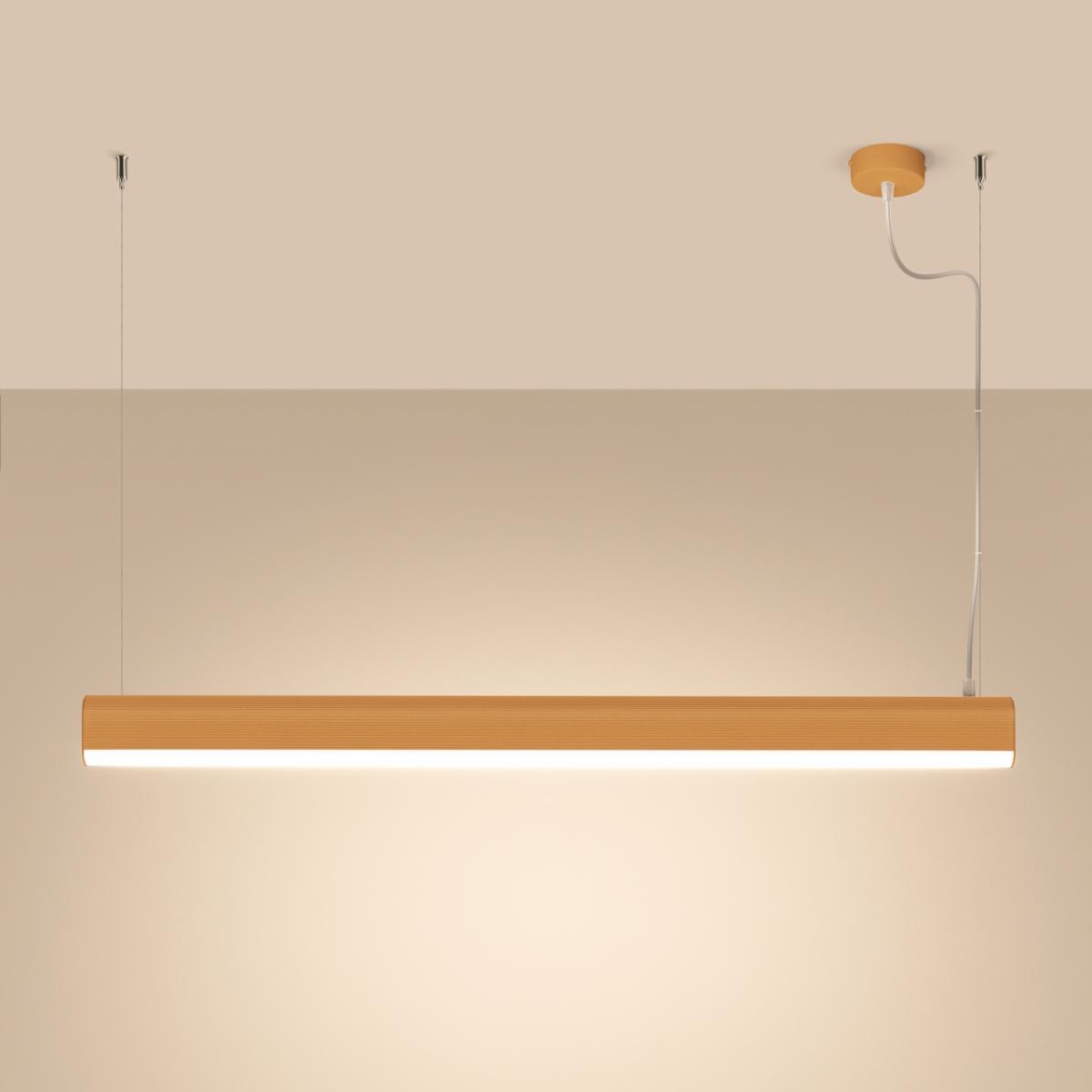 Lampa wisząca FARGE złota LED 4000K 150x8x120cm nowoczesna LED do salonu nr. 3