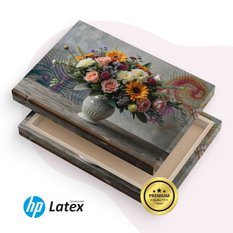 Obraz Na Płótnie Bukiet Kwiatów W Wazonie 120x80 Styl Nowoczesny - Miniaturka zdjęcia nr 8