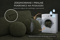 Kanapa z funkcją spania Mediolan 250x112x90 cm LOOP rozkładana trzyosobowa zieleń - Miniaturka zdjęcia nr 7