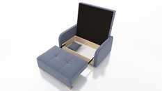 Sofa Pola 80x134x95 cm z funkcją spania do salonu rozkładana monolith ciemnozielona - Miniaturka zdjęcia nr 4