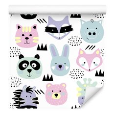 Tapeta Do Pokoju Dziecięcego KOLOROWE Zwierzątka  - Miniaturka zdjęcia nr 3