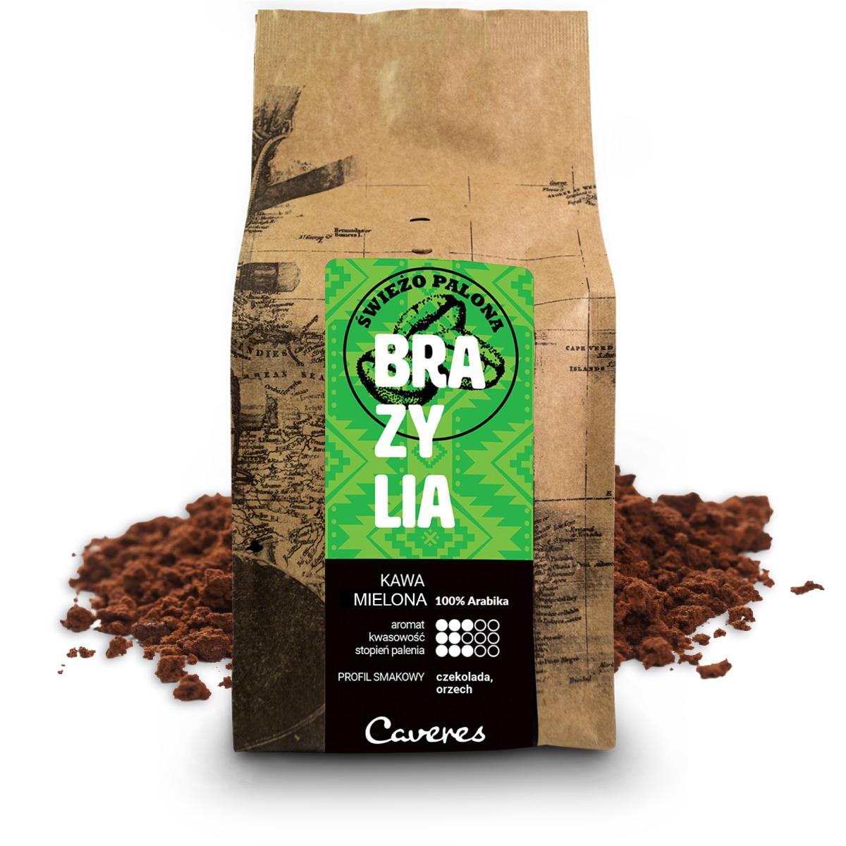 Caveres BRAZYLIA SANTOS Kawa mielona 250g  nr. 1