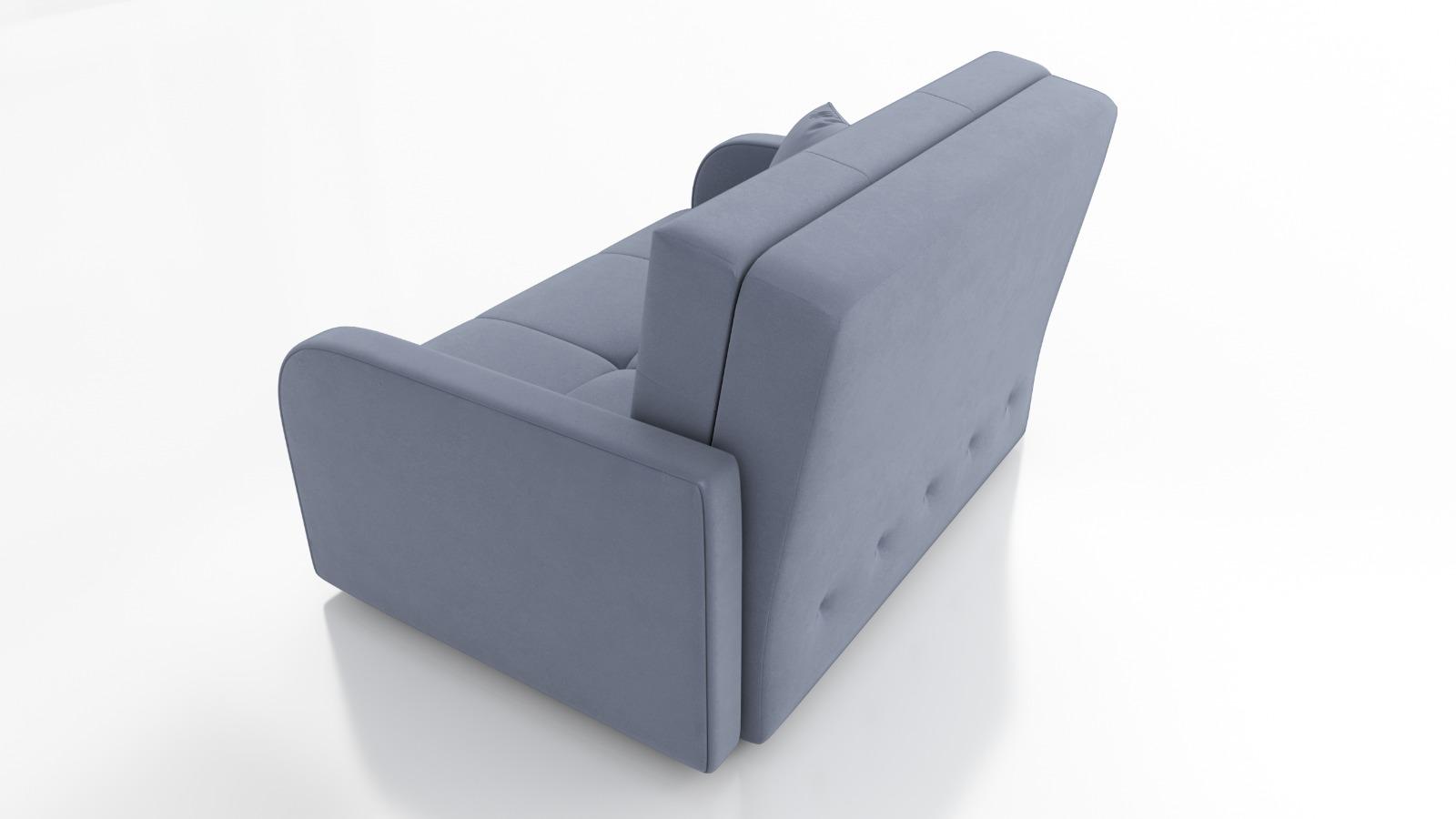 Sofa Pola 80x134x95 cm z funkcją spania do salonu rozkładana jasmine szara nr. 3