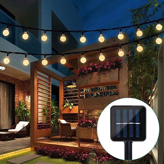 Girlanda ogrodowa 9m lampki ledowe solarne do ogrodu  nr. 4
