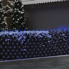 Siatka z lampek LED 4x4 m 544 LED niebieska świąteczna do ogrodu - Miniaturka zdjęcia nr 3