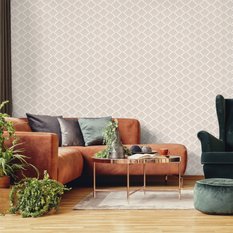 Tapeta Do Salonu ORNAMENTY Muszle Modny Wzór Dekor  - Miniaturka zdjęcia nr 6