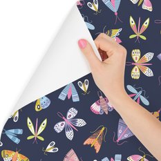 Tapeta ścienna dla dzieci w kolorowe motyle owady  - Miniaturka zdjęcia nr 3
