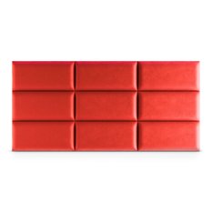 Panele tapicerowane 50x30 cm na ścianę magic velvet czerwony - Miniaturka zdjęcia nr 4