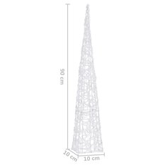 Akrylowy stożek dekoracyjny, niebieski, LED, 90 cm - Miniaturka zdjęcia nr 9