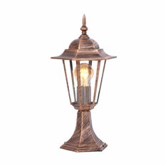 Lampa ogrodowa stojąca K-5009S / STANDARD 20x44x15 cm do ogrodu czarny/złoty - Miniaturka zdjęcia nr 1