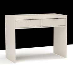 Biurko Aura 100x50x75 cm z szufladami do sypialni biura kaszmir  - Miniaturka zdjęcia nr 5