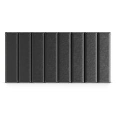 Panele tapicerowane 60x15 cm na ścianę magic velvet grafitowy - Miniaturka zdjęcia nr 4