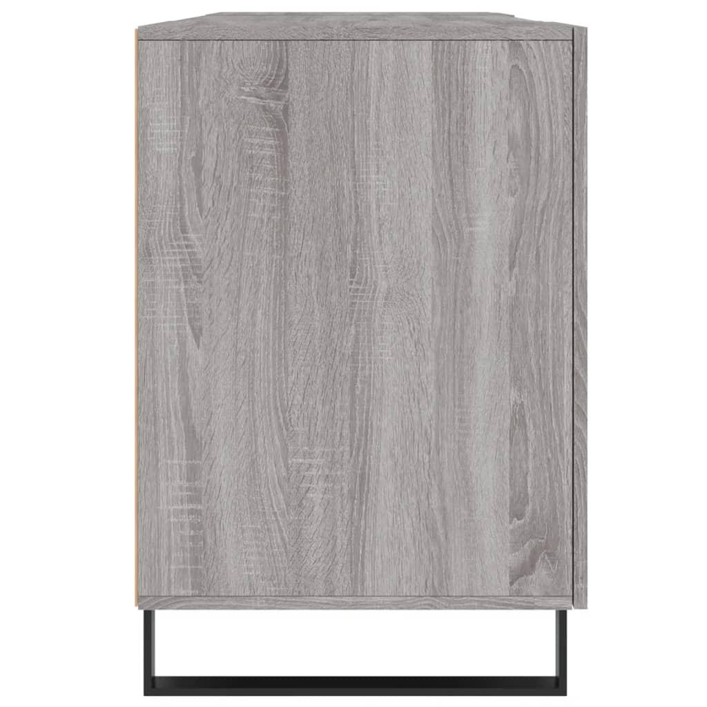 Biurko 140x50x75cm z szafkami szary dąb sonoma do biura lub gabinetu salonu czy pokoju nr. 7