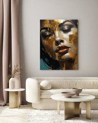 Obraz Nowoczesny PORTRET Kobiety Usta Styl Glamour Do Sypialni 80x120cm - Miniaturka zdjęcia nr 5