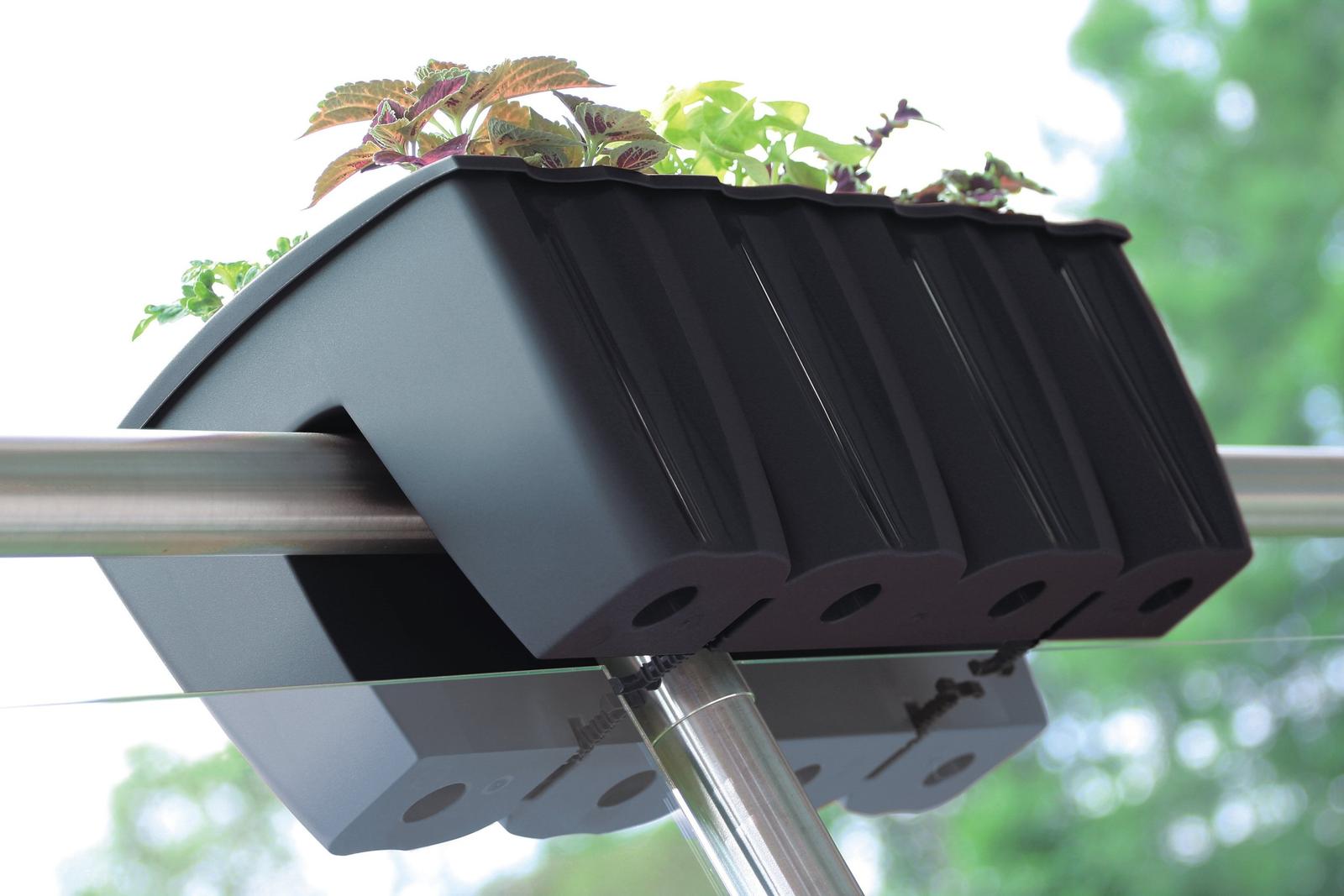 Doniczka na balustradę Wave dł.60cm Skrzynka FALA nr. 2