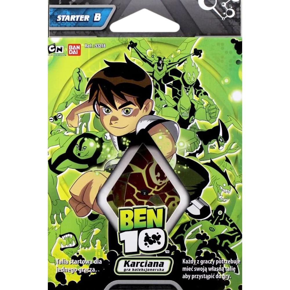 BEN 10 KARCIANA GRA KOLEKCJONERSKA BANDAI - TALIA STARTOWA - STARTER B