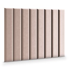 Panele tapicerowane 100x20 na ścianę magic velvet pudrowy róż - Miniaturka zdjęcia nr 3
