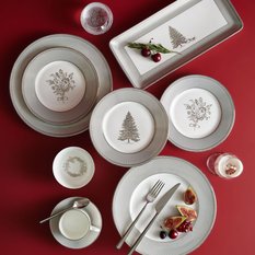 Talerz obiadowy 27,4 cm 2 szt. Winter White Wedgwood kolorowy do jadalni - Miniaturka zdjęcia nr 3