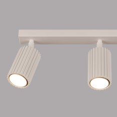 Lampa KARBON 3L 16.5x6.5x45cm 3xGU10 nowoczesna do sypialni salonu garderoby kremowa - Miniaturka zdjęcia nr 6