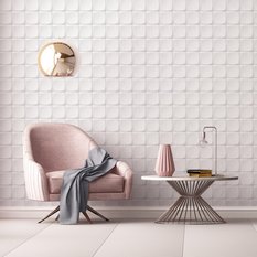 Tapeta geometryczna 3D, optyczna, do salonu, biura  - Miniaturka zdjęcia nr 4