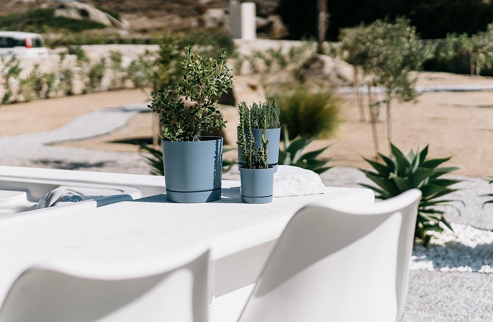 Doniczka okrągła Tubo DPOP150 z podstawką 1,8l nr. 4