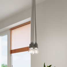 Lampa wisząca DIEGO 1 szara 90x9x9cm nowoczesna lampa wisząca E27 do salonu - Miniaturka zdjęcia nr 11