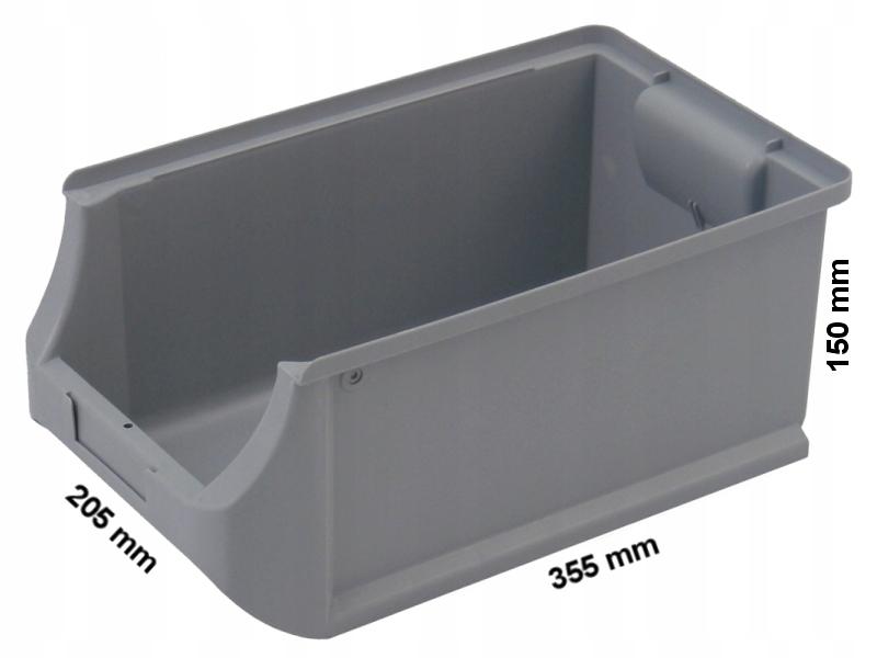 Uniwersalna kuweta warsztat, na żywność szara nr. 2