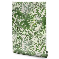 Tapeta W Rolce Egzotyczne LIŚCIE Palma Monstera 53x1000  - Miniaturka zdjęcia nr 1