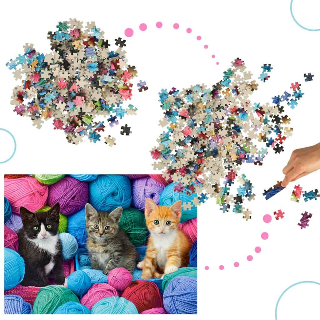 CASTORLAND Puzzle układanka 300 elementów Kittens in Yarn Store - Kotki w kłębach wełny 8+ nr. 5