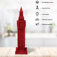 Świeca Big Ben Red - Miniaturka zdjęcia nr 2