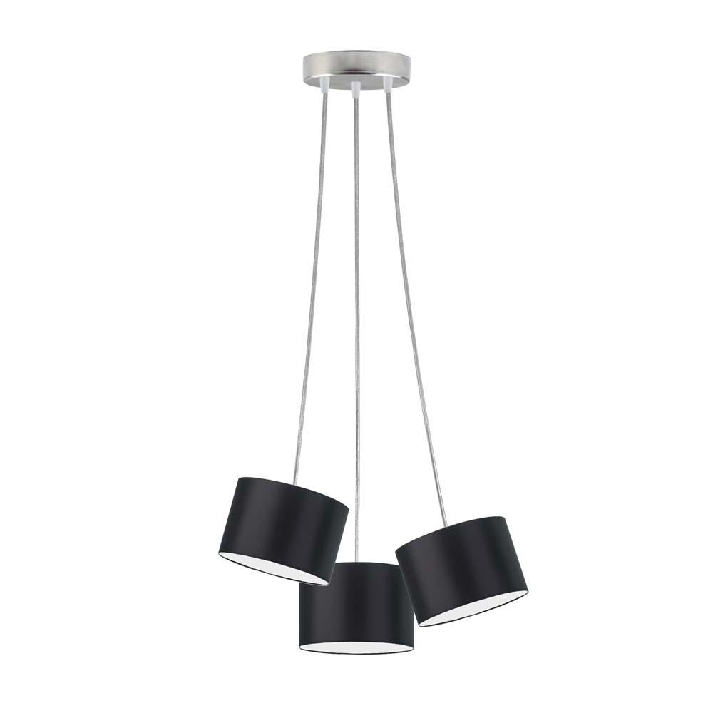 Lampa WAIKIKI 150 cm do sypialni salonu z abażurami czarna nr. 7