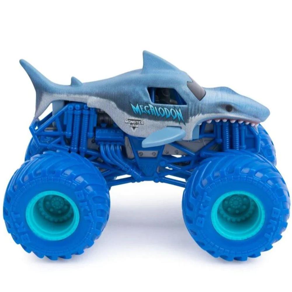 MONSTER JAM TRUCK AUTA TERENOWE 2-PAK SERIA 20 MEGALODON + BATMAN 1:64 nr. 5