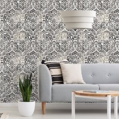 Tapeta ornamenty w stylu vintage, styl nowoczesny  - Miniaturka zdjęcia nr 4