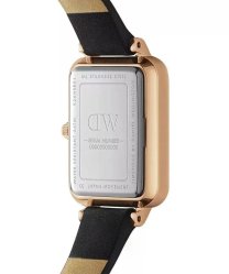 ZEGAREK DAMSKI DANIEL WELLINGTON DW00100435 - Quadro Pressed Sheffield Rose Gold 20mm + BOX - Miniaturka zdjęcia nr 3