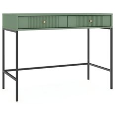 Toaletk Iseo 104 cm do sypialni garderoby smoke green zielony czarny - Miniaturka zdjęcia nr 1