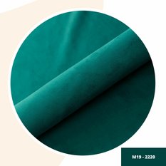 Panele tapicerowane 60x30 cm na ścianę magic velvet turksuowy - Miniaturka zdjęcia nr 6