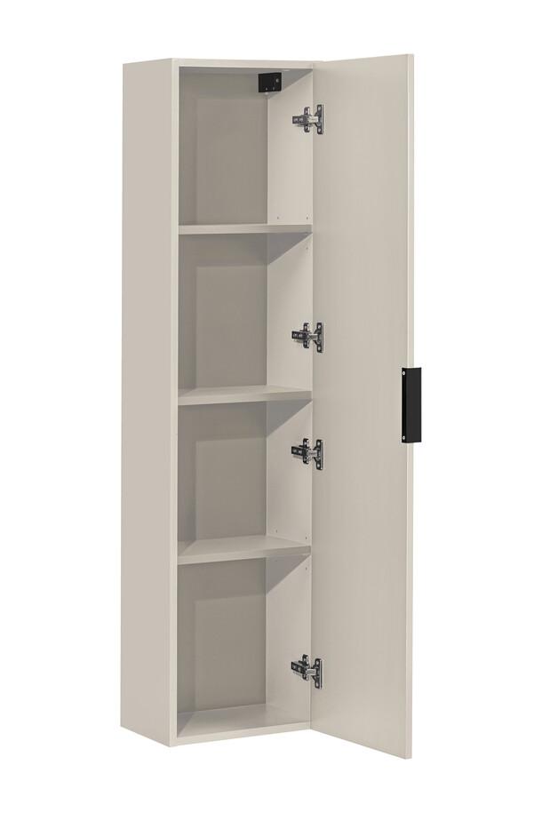 Zestaw łazienkowy ADEL szafka 80 cm z umywalką nablatową wysoki słupek kaszmir nr. 2