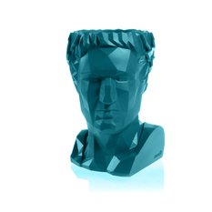 Donica Cezar Low-Poly Dark Turquoise Poli 10 cm - Miniaturka zdjęcia nr 2