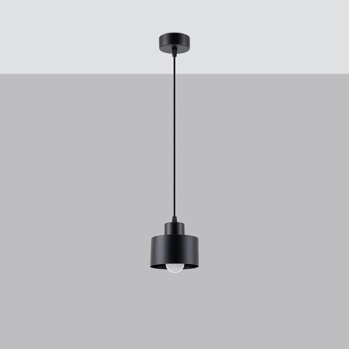 Lampa wisząca SAVAR 1 czarna 120x12x12cm nowoczesna E27 do salonu nr. 2