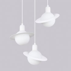 Lampa wisząca HYPERION 3P biały 120x32x32cm nowoczesna lampa G9 do salonu - Miniaturka zdjęcia nr 7