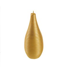 Świeca Spiral Lines Classic Gold - Miniaturka zdjęcia nr 2