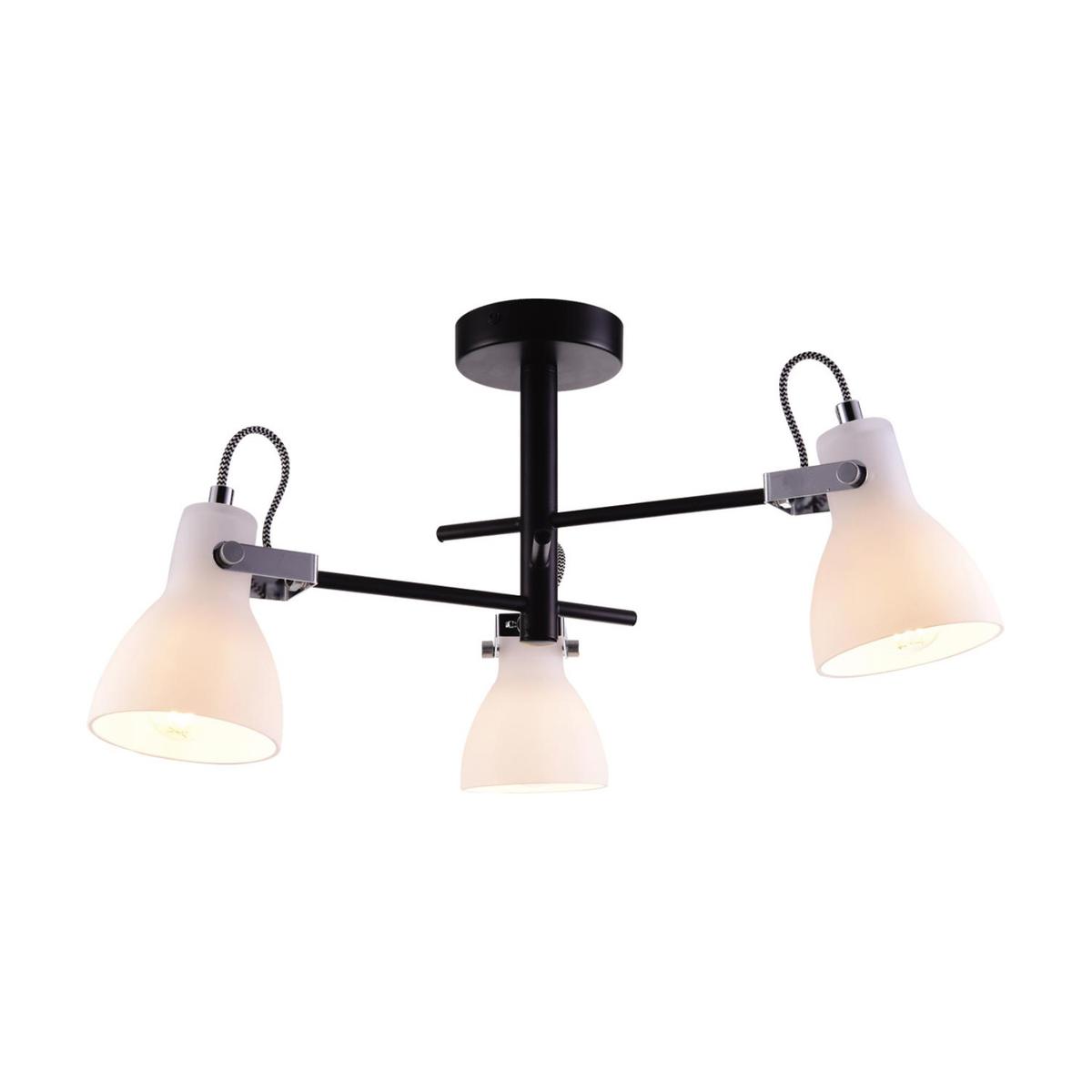 Lampa sufitowa K-8110 KANTI 50x26x50 cm do salonu lub pokoju biały/czarny