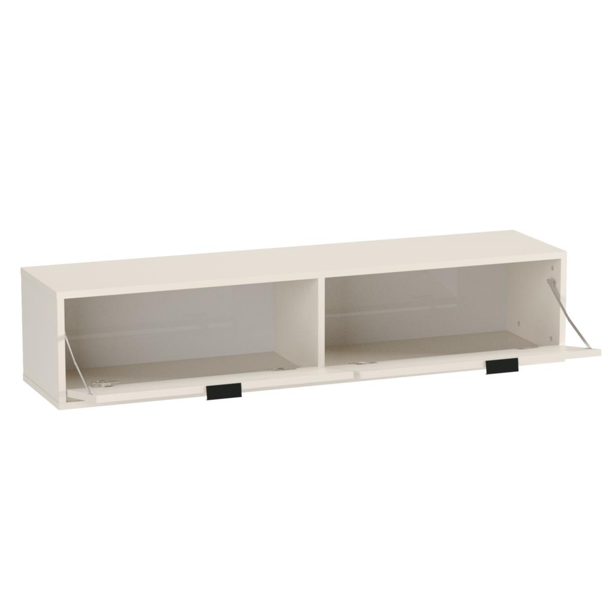 Szafka stojąca RTV AURA 140x33x30 cm na nóżkach do salonu kaszmir nr. 3